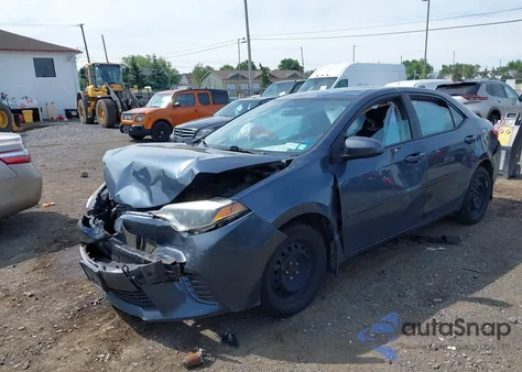 2016 Toyota Corolla Le from USA, damaged, VIN 2T1BURHE0GC710369